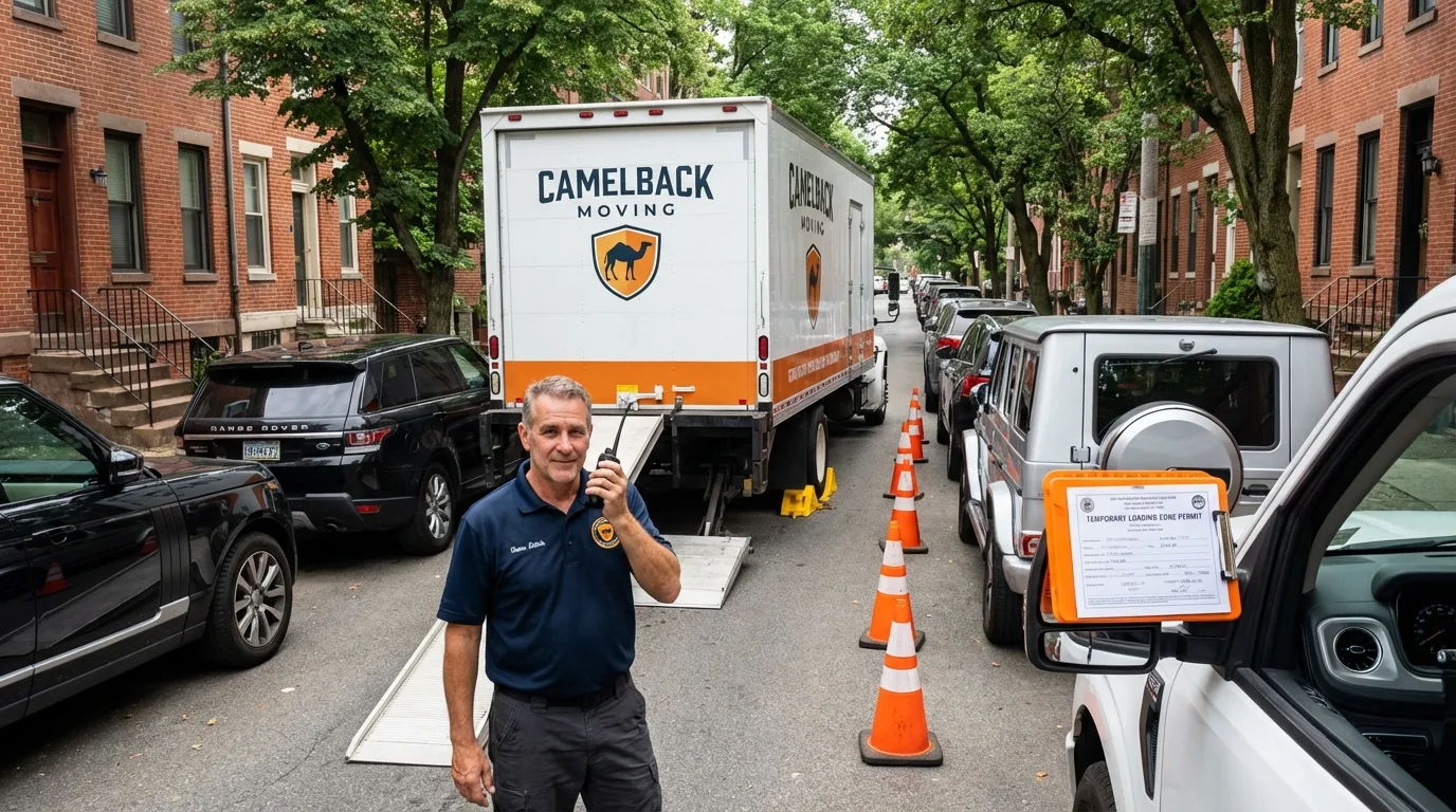 City street loading permit setup in Brooklyn, IN