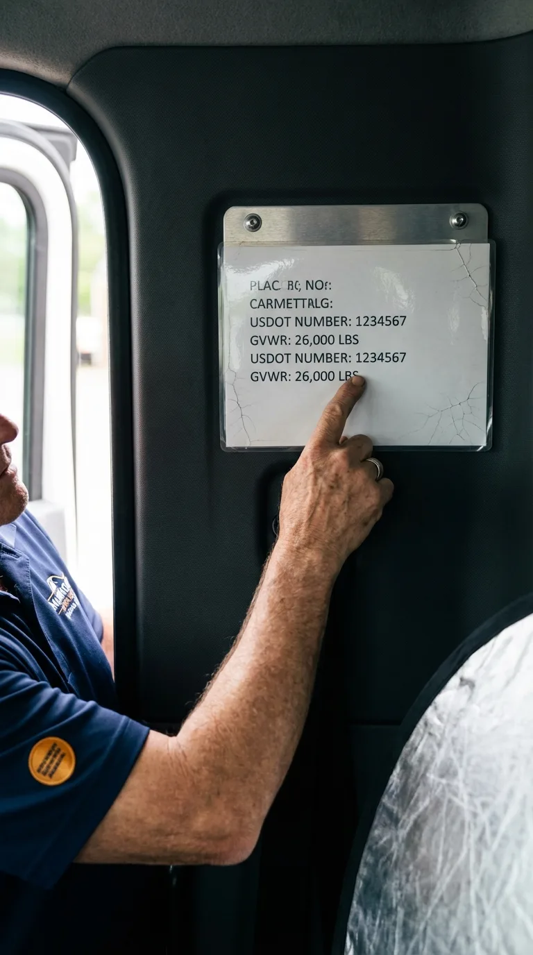 USDOT licensing placard verification in Brooklyn